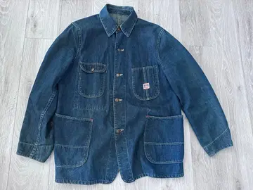 40'S BIGMAC 데님 커버올 방패 택 빅맥