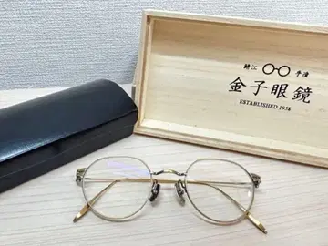 금자안경 KM-25L 메탈 프레임 골드 보스턴형 도수 있음