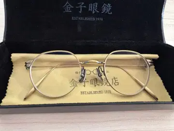 금자안경 KM-25L 메탈 프레임 골드 보스턴형 도수 있음