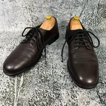 새상품급 캠퍼 더비 슈즈 브라운 플레인토 외날개