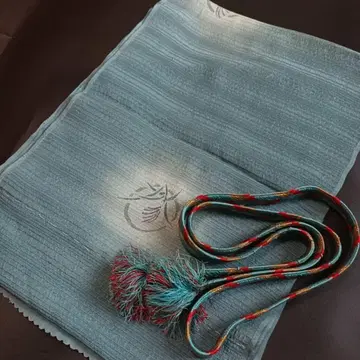 치도리야 센 2 오비 장식 천 허리띠 세트 파랑 꽃