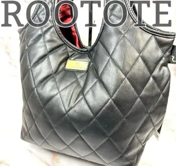 [당일 발송] ROOTOTE 루트토트 퀼팅 토트백 블랙