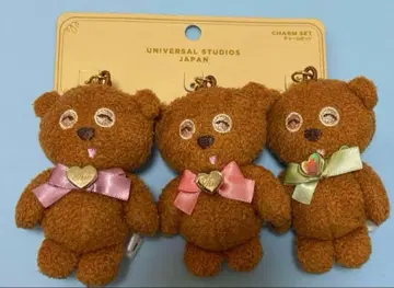 USJ 한정판 팀 봉제 인형 참 세트 새상품 미니언즈 밥