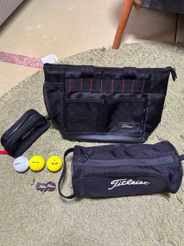 타이틀리스트 골프백 블랙 외