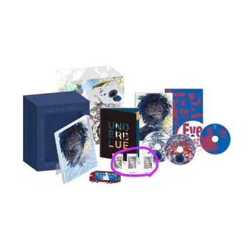 Eve UnderBlue 필름 키링 3종