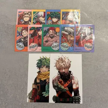 최강 점프 부록 혜택 히로아카 스티커 엽서