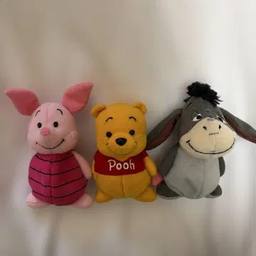 디즈니 곰돌이 푸 이요르 피글렛 봉제 인형 마스코트