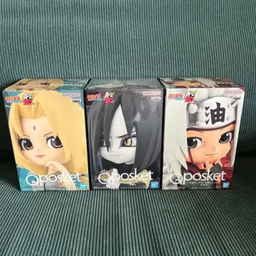 NARUTO Qposket 피규어 전설의 3인 세트