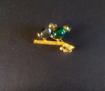 브로치 유리 새 버드