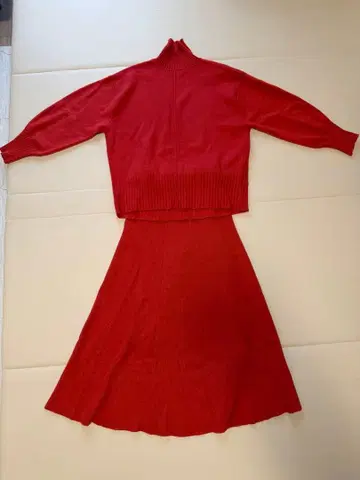 Mila Owen 오렌지 터틀넥 셋업 사이즈 0