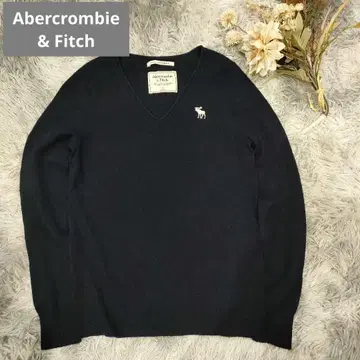새상품급 Abercrombie & Fitch V넥 스웨터 S 캐시미어
