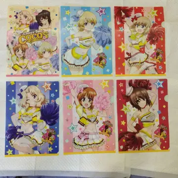 걸즈 & 판처 Coco's 40주년 클리어 파일 6장 세트