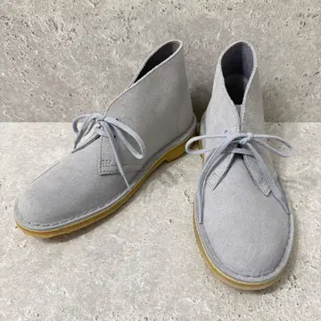 컨디션 최상 클락스 스웨이드 처카 부츠 라이트 그레이 23.5