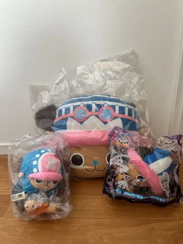 원피스 제일복권 초파 쿠션 봉제 인형 2종