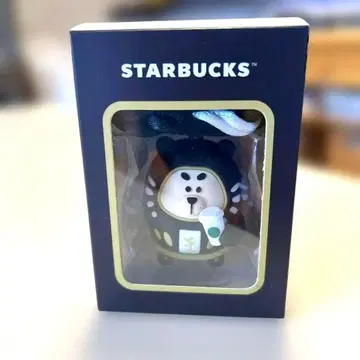 [ 레어 새상품 ] 스타벅스 대만 한정판 베어리스타 달마 키링