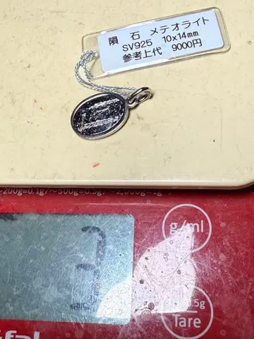 [메테오라이트 (기베온)] 펜던트 탑