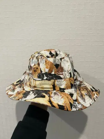 ca4la 강아지 패턴 버킷햇