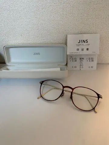 [새상품급] JINS 안경 도수 없음 패션 안경