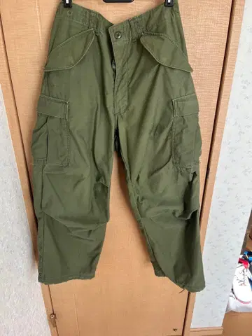 70s US ARMY M-65 필드 팬츠 카고 팬츠