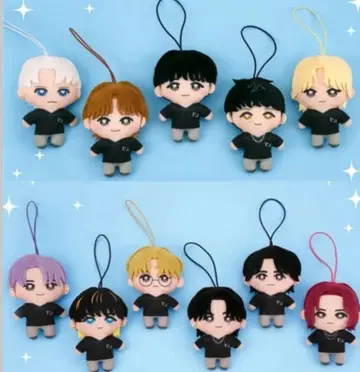 INI 카푸코 후렌즈 컴프 11종 세트 캡슐 토이 가챠 봉제 인형