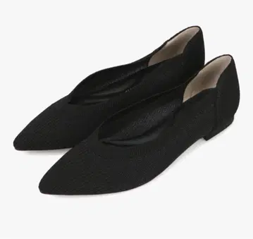 ORiental TRaffic 니트 플랫슈즈 플랫 펌프스 블랙 컬러