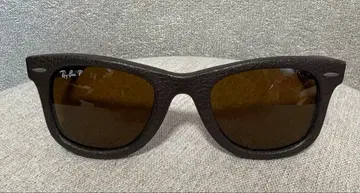 미사용 새상품 레이밴 wayfarer 카프 가죽