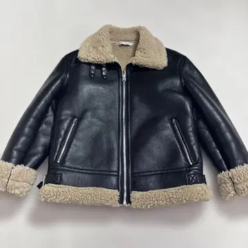 자라 페이크 무스탕 자켓 페이크 레더 B3 여성용