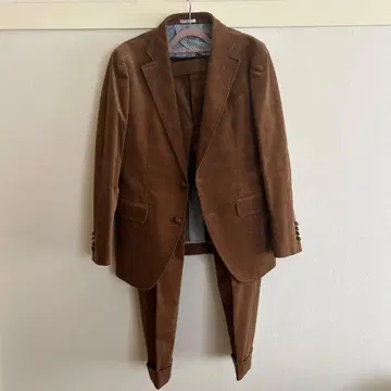 슈트 셀렉트 코듀로이 셋업 수트 브라운 자켓 AB4