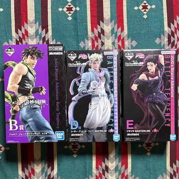 제일복권 죠죠 죠셉 시저 리사리사 피규어