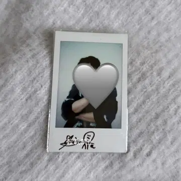 츠루보 시온 친필 사인 폴라로이드 JO1