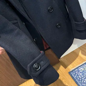 유나이티드 애로우즈 네이비 피 코트 38