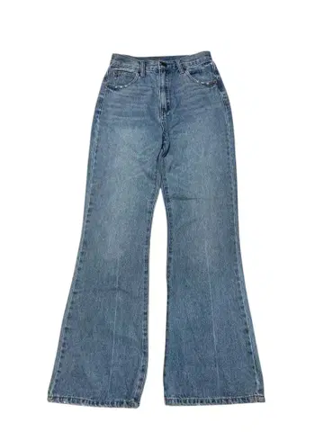 Y2K 부츠컷 데님 플레어 데님 라이트 블루 헤이세이 갸루