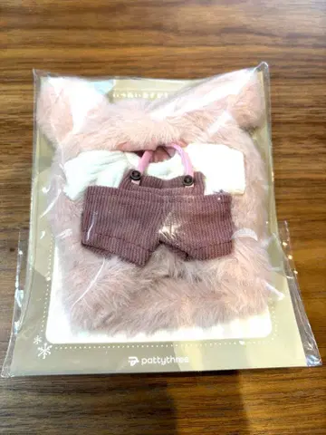 앙스타 이츠누이 옷갈아입히기 시리즈 포근 애니멀 머플러 세트 핑크