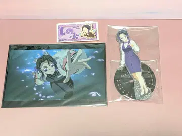 귀멸의 칼날 코쵸우 시노부 양면 아크릴 스탠드 전집중전 엽서 스티커