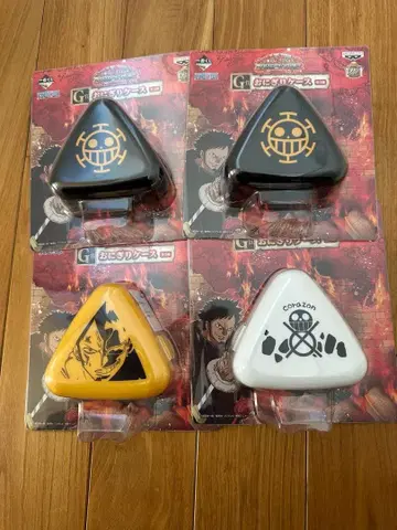 원피스 제일복권 드레스 로자 배틀편 G상 오니기리 케이스 4개