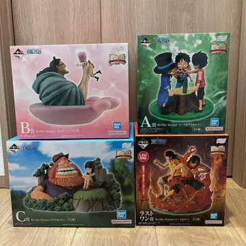 제일복권 원피스 드라마틱 메모리즈 ABC 라스트 원상 4점 세트