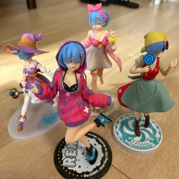 리제로 렘 피규어 4체 세트