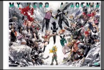 히로아카 원화전 B2 포스터 키 비주얼 히어로 VS 빌런