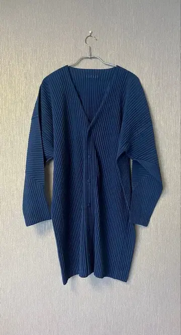 옴므플리세 롱 가디건