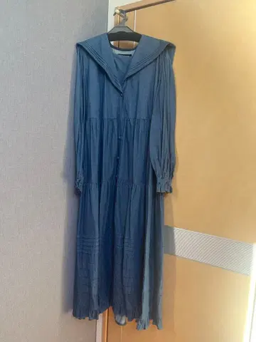 캔디 스트리퍼 데님 세일러 원피스 캔디 스트리퍼