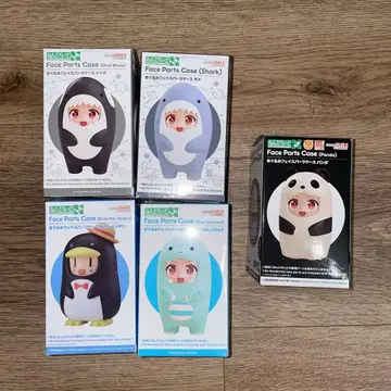 넨도로이드 키구루미 페이스 부품 케이스 총 5점 묶음 판매