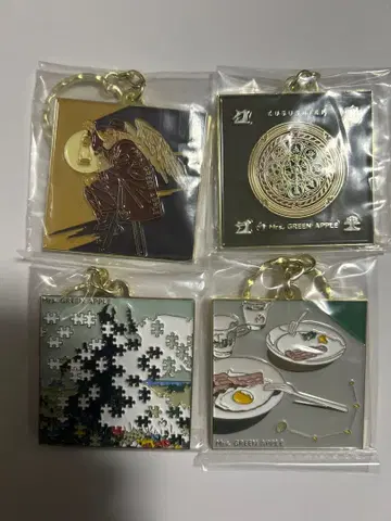 Mrs. GREEN APPLE 제일복권 F상 메탈 참 4종