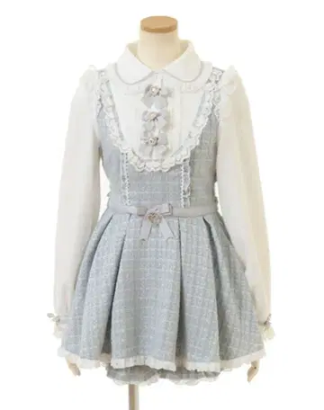 LIZLISA 리즈리사 3개 리본 트위드 셋업