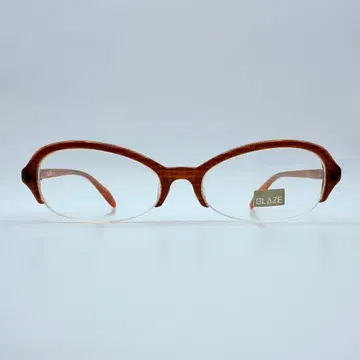 빈티지 BLAZE 안경 프레임 하프림 사바에 일본제