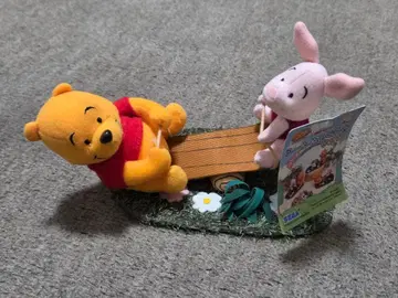 곰돌이 푸 피글렛 시소 봉제 인형 SEGA 2002년제