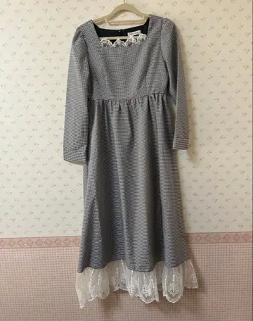 [ DAY23 ] 하운드투스 체크 패턴 원피스