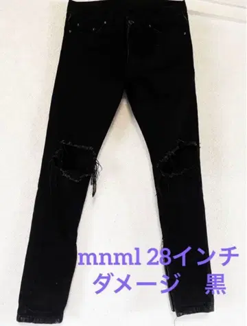 mnml 스키니 데님 28 데님