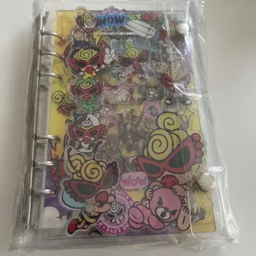 히스그라 A6 바스락 노트 씰북 바인더 클리어 포켓 25매 포함