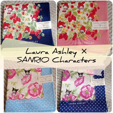 Laura Ashley x SANRIO 마이멜로디 쿠로미 손수건