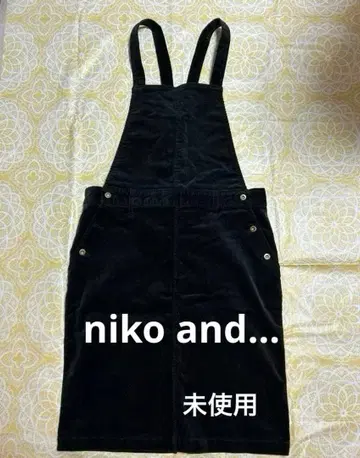 [미사용] nikoand - 니코앤드 여성용 블랙 계열 코듀로이 살로펫